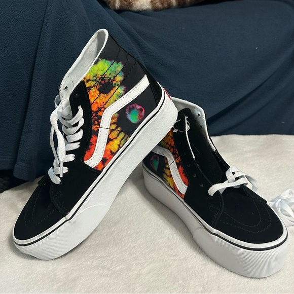 Vans Sk8-Hi Paradoxical Black Tapered Stackform Shoes - Picture 10 of 13